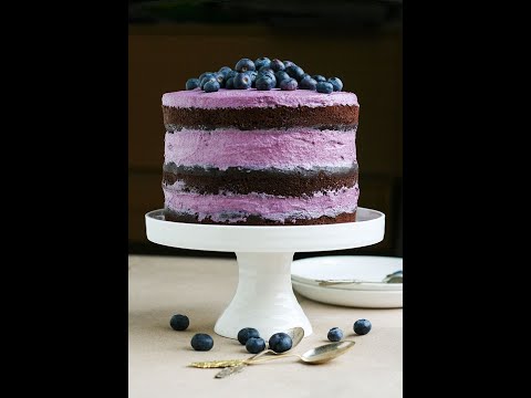 Видео: ТОРТ ЧЕРНИЧНЫЙ с чизкейком