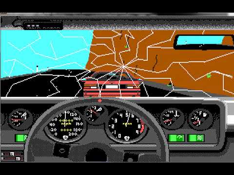 Видео: Эволюция гонок 12.Test Drive DOS 1987
