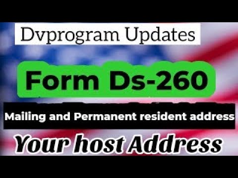 Видео: Адрес в США для заполнения формы DS-260 - победителям DV-2026