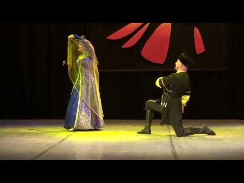 Видео: Азербайджанский танец "Узундара"