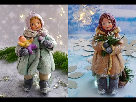 Видео: Ватная Игрушка 2часть ТЕЛО Девочка и Мальчик из сказки Мастер класс