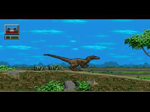 Видео: Полное прохождение Jurassic Park - Rampage Edition - Раптор (SEGA)
