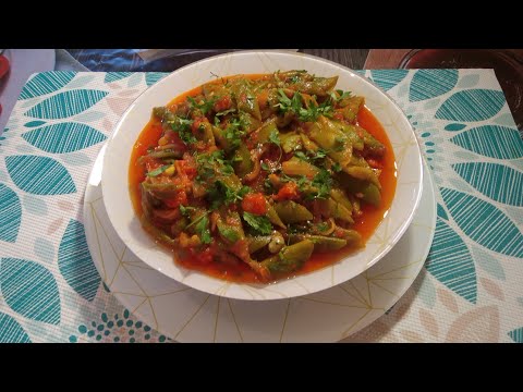 Видео: Невероятно вкусное блюдо из стручковой фасоли в томатном соусе.