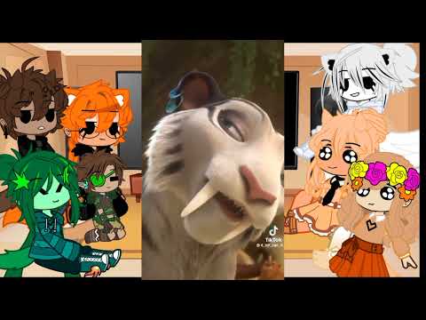 Видео: //Реакция Ледниково периода на тт// //ICE AGE 5 react to TT•`Описание`•!