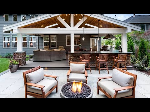 Видео: 65 идей для кухни на открытом воздухе
