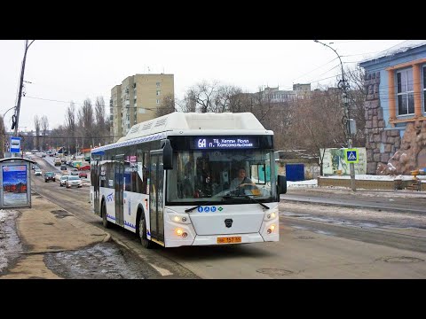 Видео: ЛиАЗ-5292.67 (CNG) ВЕ 157 64 Маршрут №9Б город Саратов 