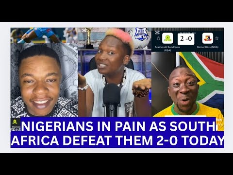 Видео: Нигерийцам пора учиться футбольным играм у Южной Африки, потому что они ничего не знают.