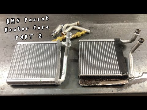 Видео: NMS TDI Passat Heater core PT.2 (Установка встроенного фильтра)