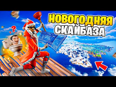 Видео: НОВОГОДНЯЯ СКАЙБАЗА В ФОРТНАЙТ ЛУЧШАЯ ТАКТИКА