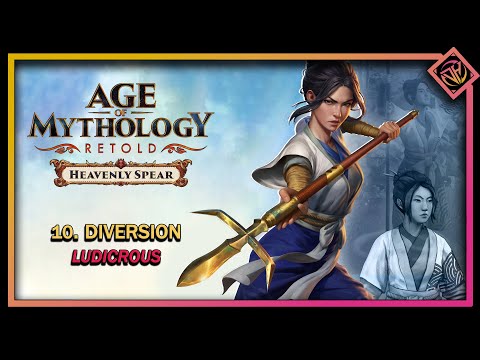 Видео: Прохождение кампании «Невероятное копьё» (Diversion (LUDICROUS)) Часть 10 | Age of Mythology Retold