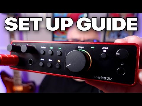 Видео: Как настроить ВАШ аудиоинтерфейс с GarageBand на Mac