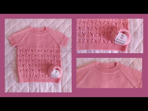 Видео: Детский джемпер на 5-6 лет. Подробный МК.