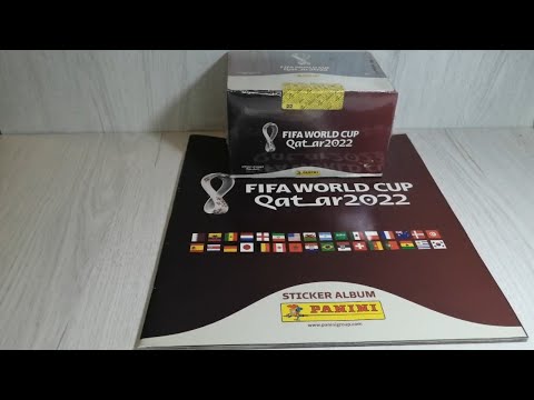 Видео: Panini FIFA World Cup Qatar 2022 Открываем блок 120 пакетов #1