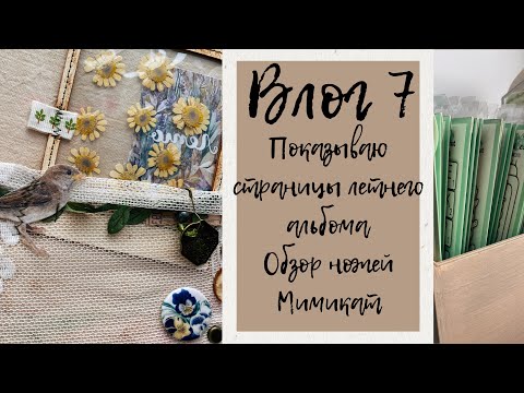 Видео: влог одного дня #7 I скрапбукинг