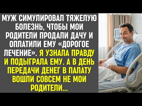 Видео: Муж симулировал болезнь ради денег моих родителей. В день передачи в палату вошли не они.