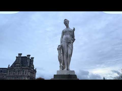 Видео: Сады Тюильри /Tuileries Garden, Paris #париж  #лувр   #tuileries 