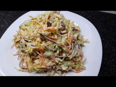 Видео: Легкий салат з капусти та моркви з сирним майонезом за 5 хвилин