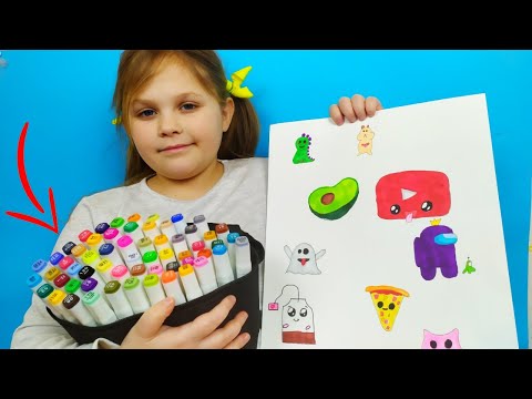 Видео: ОБЗОР маркеров TOUCH STAR//  ОГРОМНЫЙ набор ИЗ 60 ЦВЕТОВ// КАК рисовать маркерами  ДЛЯ СКЕТЧИНГА