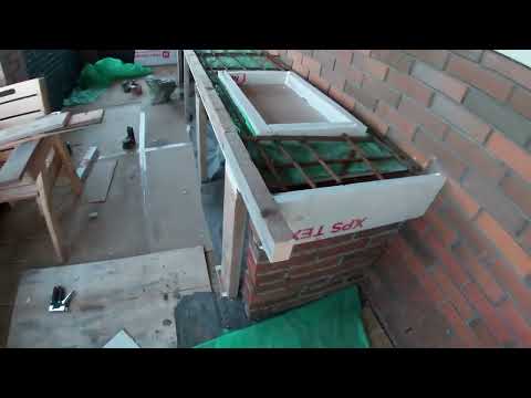 Видео: Бетонная столешница на веранде.