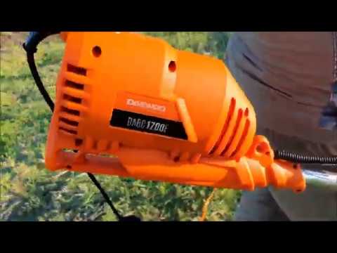 Видео: Электрическая коса Daewoo 1700 DABC. Потрясающий результат!