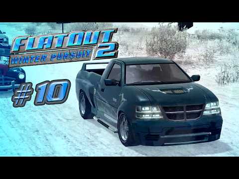 Видео: Городской драйв и сельский треш / FlatOut2: Winter Pursuit / 10 серия — прохождение 101%