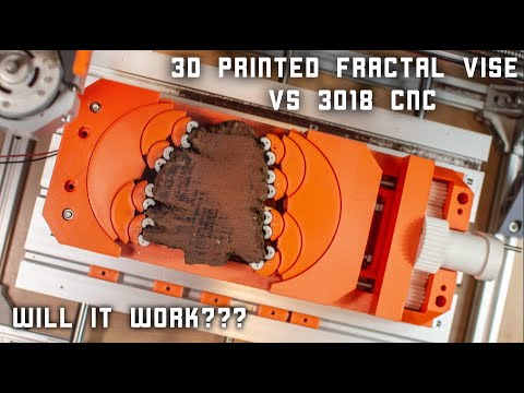 Видео: Тиски Fractal, изготовленные на 3D-принтере, версия 2: обзор + тестирование фрезерного станка с ЧПУ