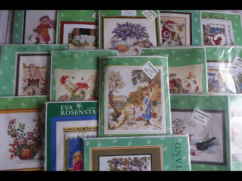 Видео: 3. Любимые скандинавы/Вышивка крестом/ часть 1 /Eva Rosenstand