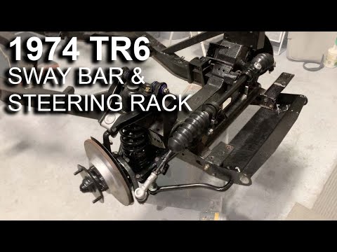 Видео: Triumph TR6 1974 года — Часть 60 — Стабилизатор поперечной устойчивости и рулевая рейка