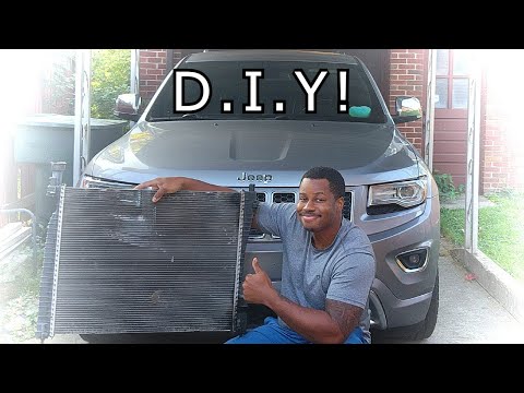 Видео: Замена радиатора на Jeep Grand Cherokee! 3.6L V6 WK2 (2014-2022)