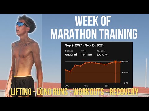 Видео: целая неделя тренировок: силовые нагрузки, длинные пробежки, тренировки, восстановление