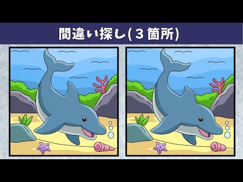 Видео: Найдите 3 отличия | Иллюстрация Версия #928