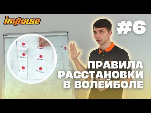 Видео: №6 Правила расстановки в волейболе