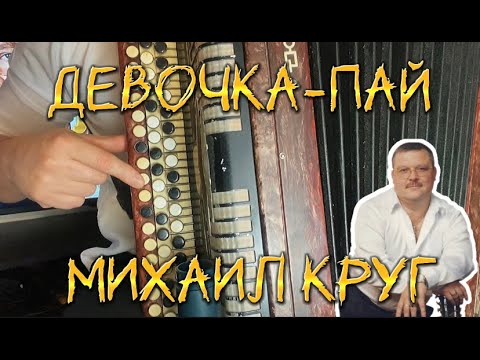 Видео: Самый простой разбор песни "ДЕВОЧКА-ПАЙ" Михаил Круг (БАЯН)