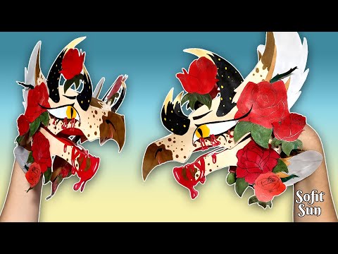 Видео: ДРАКОН РОЗА из бумаги на руку. Как сделать такого дракона? /#SofitSun