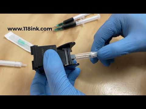 Видео: Как легко заправить черный картридж HP 305 305XL 304 93 96 98 67 60 62 63 65 307XL 664 682