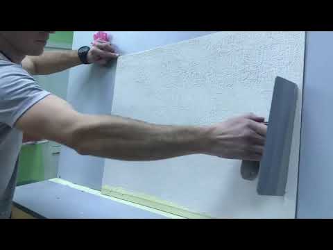 Видео: Travertine Simpletone (Травертин) декоративная штукатурка