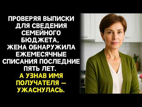 Видео: Она лишь хотела свести таблицу расходов семьи.Но цифры вывели её к тайне, о которой муж молчал 5 лет