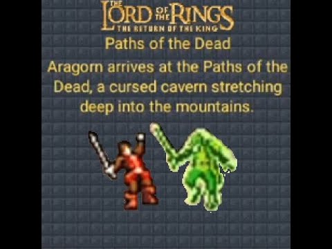 Видео: The Lord of the Rings: Paths of the Dead java game - дорога на Димхольт