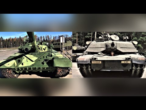 Видео: Т-80vs.Abrams