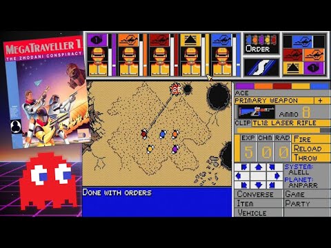Видео: MegaTraveller 1: Заговор Жодани (DOS) (часть 2) — Исследование квадранта — полное прохождение