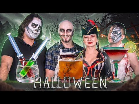 Видео: Коктейли на HALLOWEEN