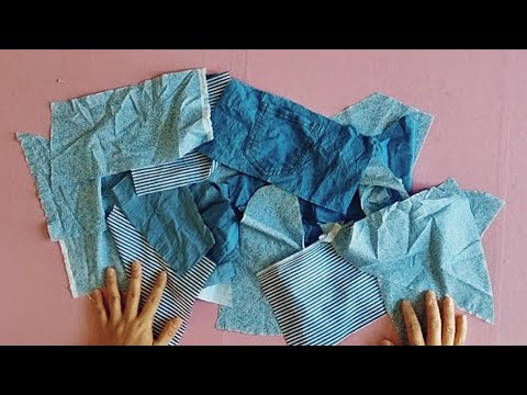 Видео: 🍀🍀[DIY] Вот почему я не могу выбросить остатки ткани.