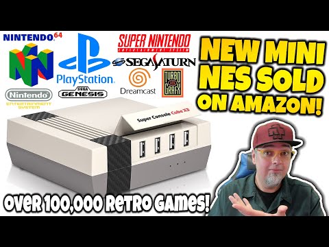 Видео: Эта мини-консоль NES от Amazon содержит более 100 000 ретро-игр! НОВАЯ Super Console Cube X3!