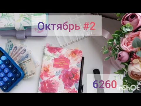 Видео: #2 Октябрь. Распределение денег по конвертам. 6260💵