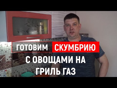Видео: КАК ПРИГОТОВИТЬ СКУМБРИЮ С ОВОЩАМИ НА ГРИЛЬГАЗЕ