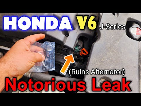 Видео: Утечка масла из соленоида Honda J-Series V-tec: как устранить и устранить неполадки P3497 P2646
