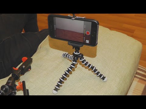 Видео: Гибкий мини штатив для телефона. Сравнение с Gorillapod. Про крепеж и размеры