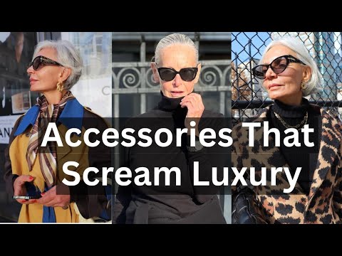 Видео: 12 аксессуаров, которые помогут вам выглядеть дорого после 50 лет