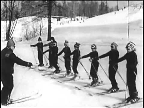 Видео: Школа юного горнолыжника. 1983 год