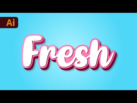 Видео: Учебное пособие по Adobe Illustrator — создание собственной типографики (HD)